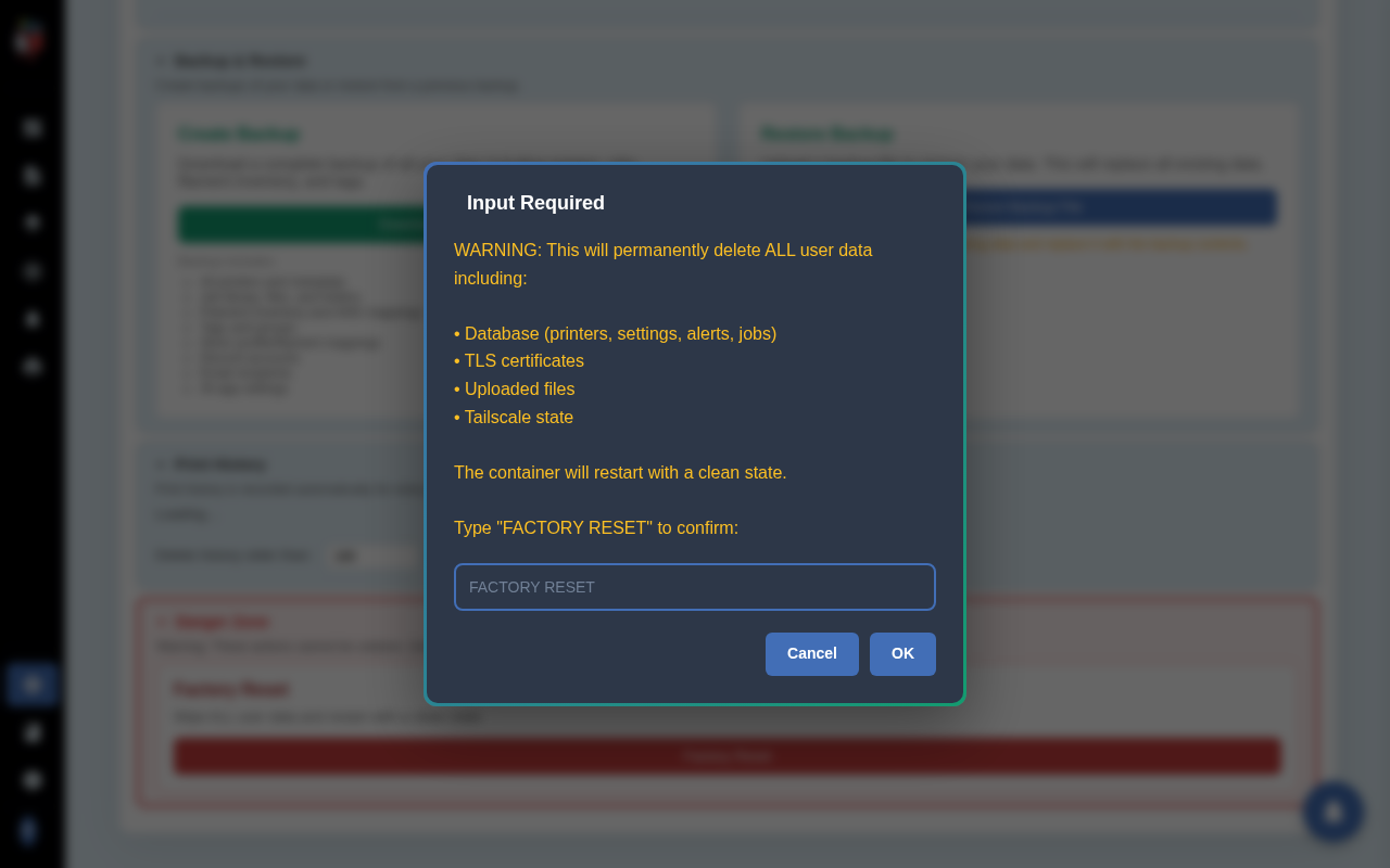 Typed-Phrase Confirmation