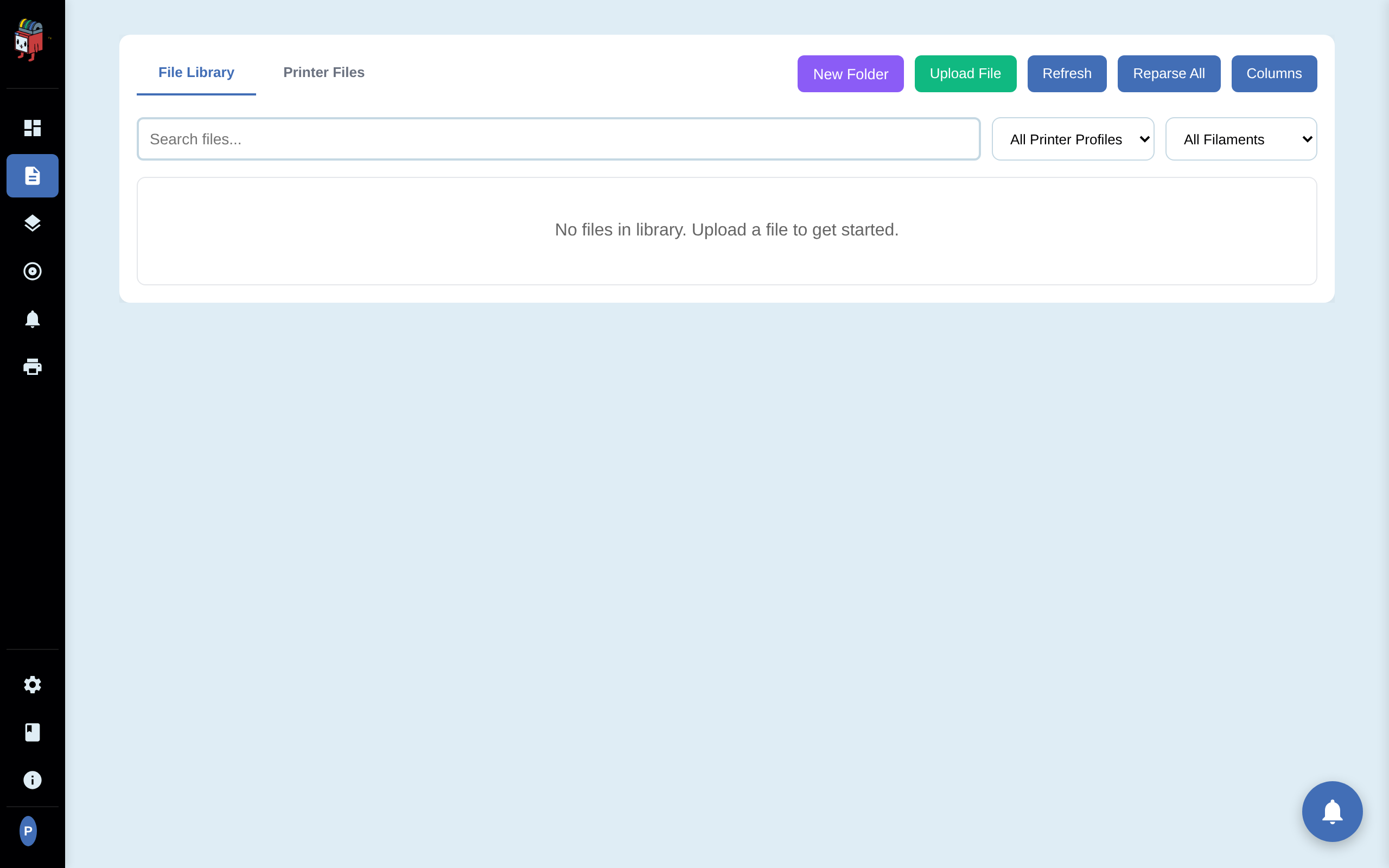 Job Management Tab