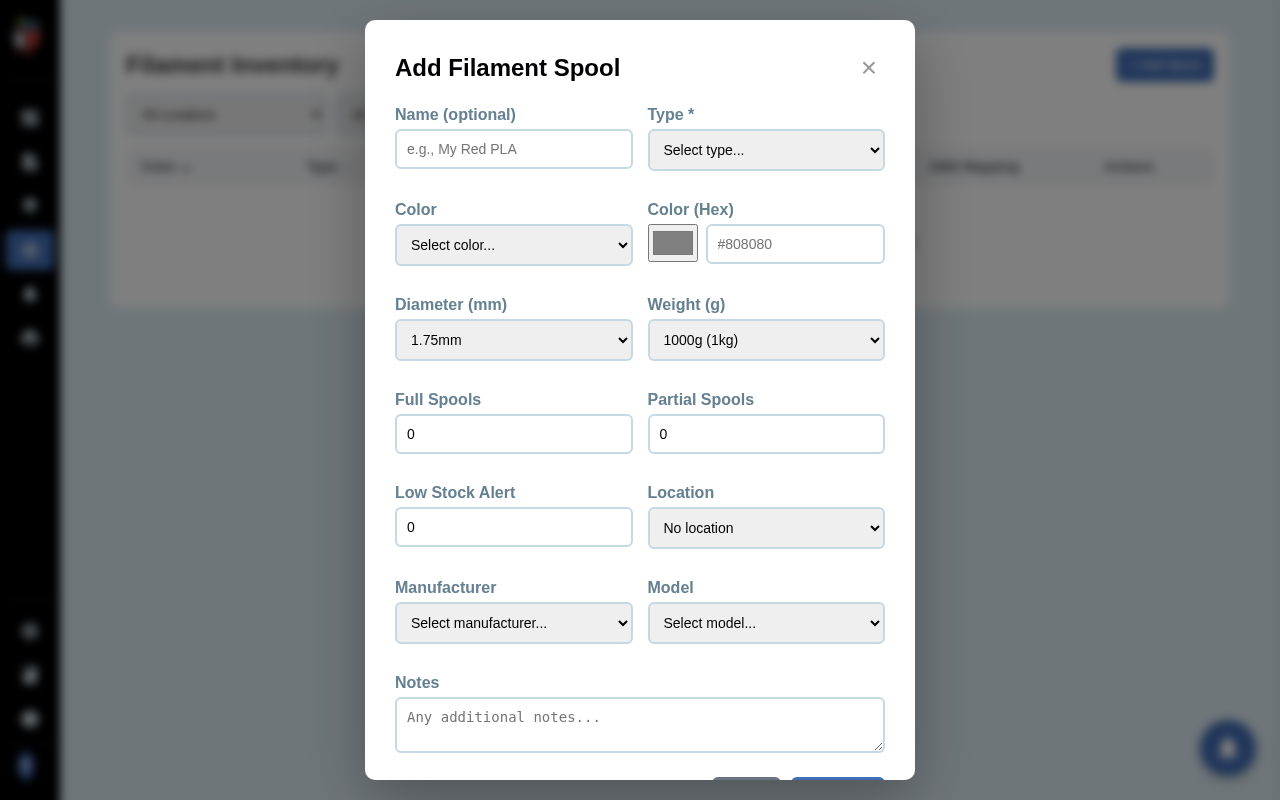 Add Spool